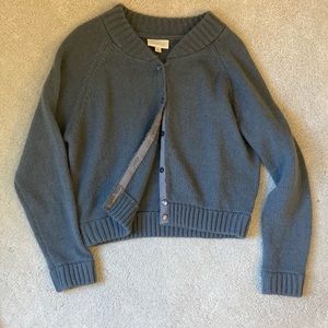 ModCloth varsity style cropped cardigan
